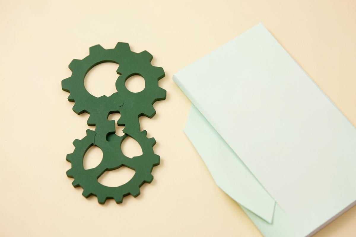 Gears representing ongoing maintenance